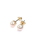 Orecchini Stocco Gioielli Donna in Oro giallo Perla 9KORA1 - 9KORA1